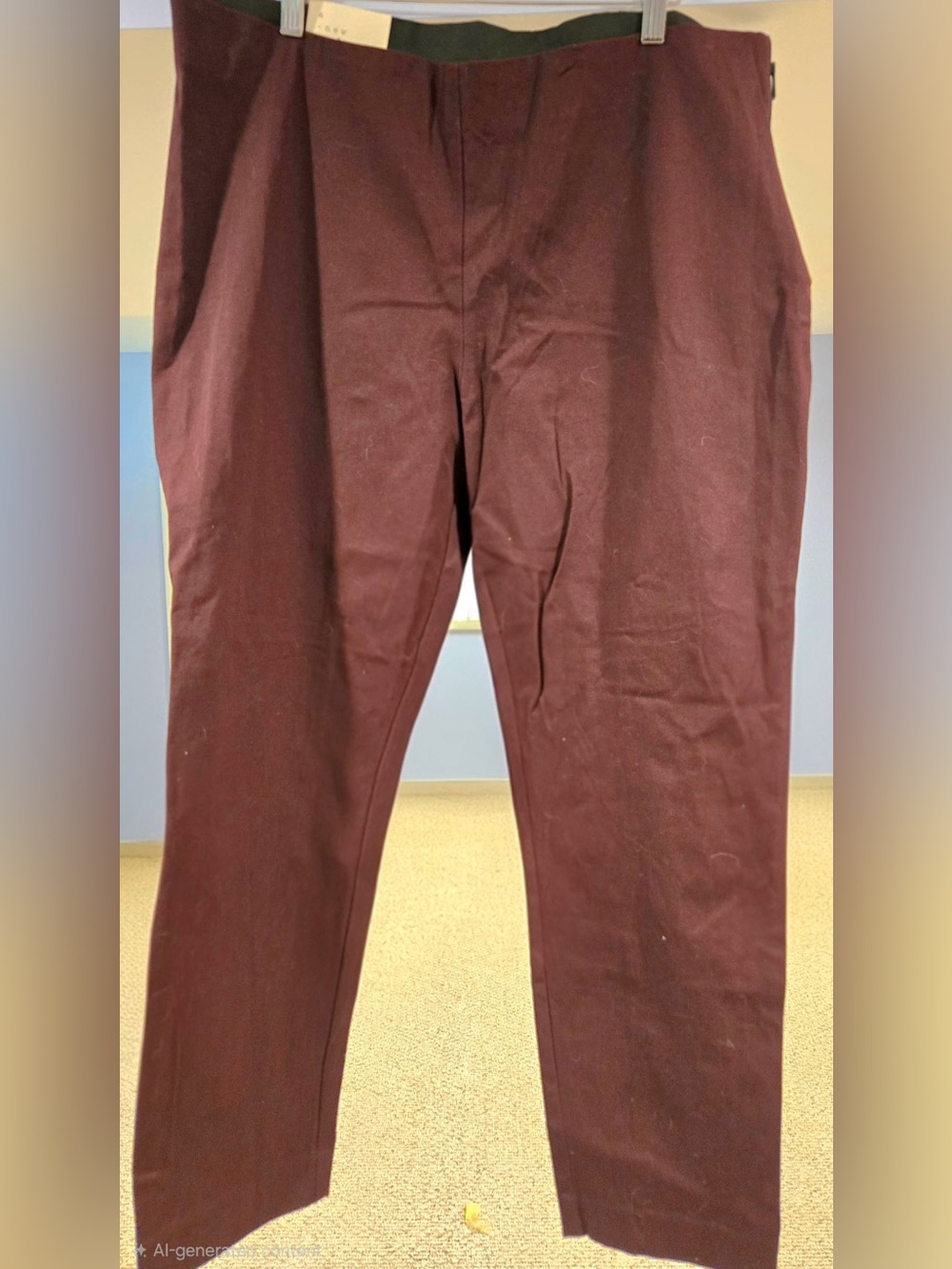 a new day Women's Burgundy Chinos